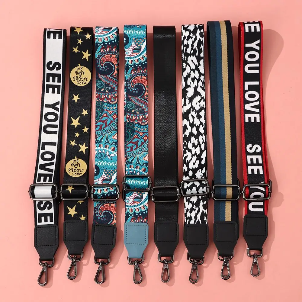 Nylon Colored Bag Strap Adjustable Bag Strap Women Handbag Belt Wide Shoulder Bag Strap Replacement Bag Accessories Nylon Colored Bag Strap Adjustable Bag Strap Women Handbag Belt Wide Shoulder Bag Strap Replacement Bag Accessories