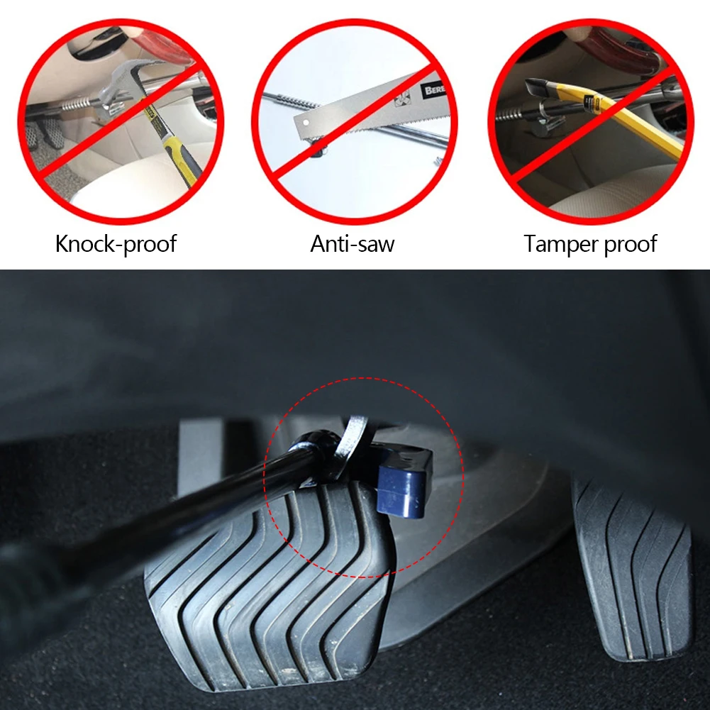 Универсальный Автомобильный Замок на рулевое колесо Противоугонный Педальный