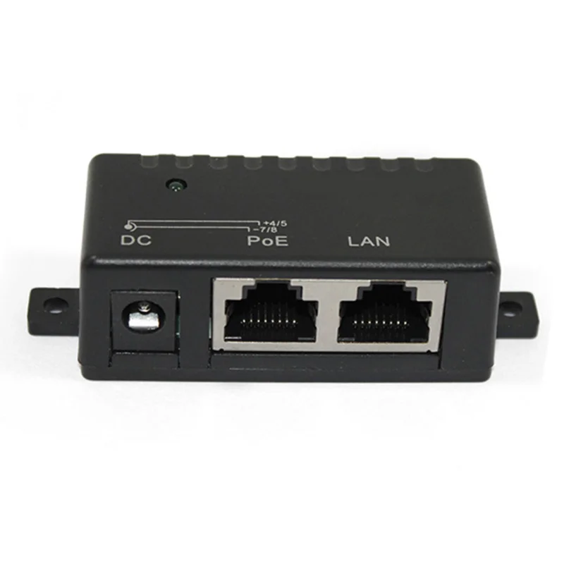 

ANPWOO 1000Mbps 5V 12V 24V 48V/1A POE Injector Power Splitter for IP Camera POE Adapter Module Accessories