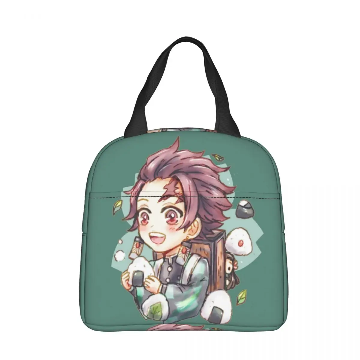 

Insulated Lunch Bags Leakproof Kimetsu no Yaiba Demon Slayer Reusable Cooler Bag Lunch Box Tote Beach Outdoor Bento Pouch
