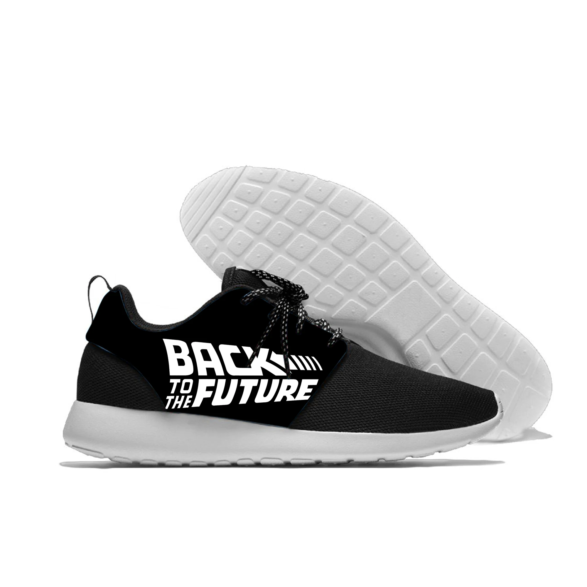 

Back To The Future Big Size Sneakers Shoes for Men Women Lightweight Breathable Running Walking Male Footwear Soft Sole Lace-up