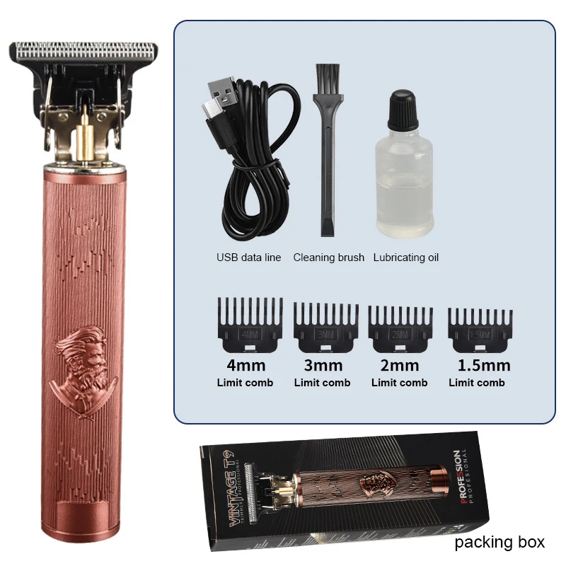 

T9 USB Electric Hair Cutting Machine Rechargeable New Hair Clipper Man Shaver Trimmer For Men Barber Professional Beard Trimmer