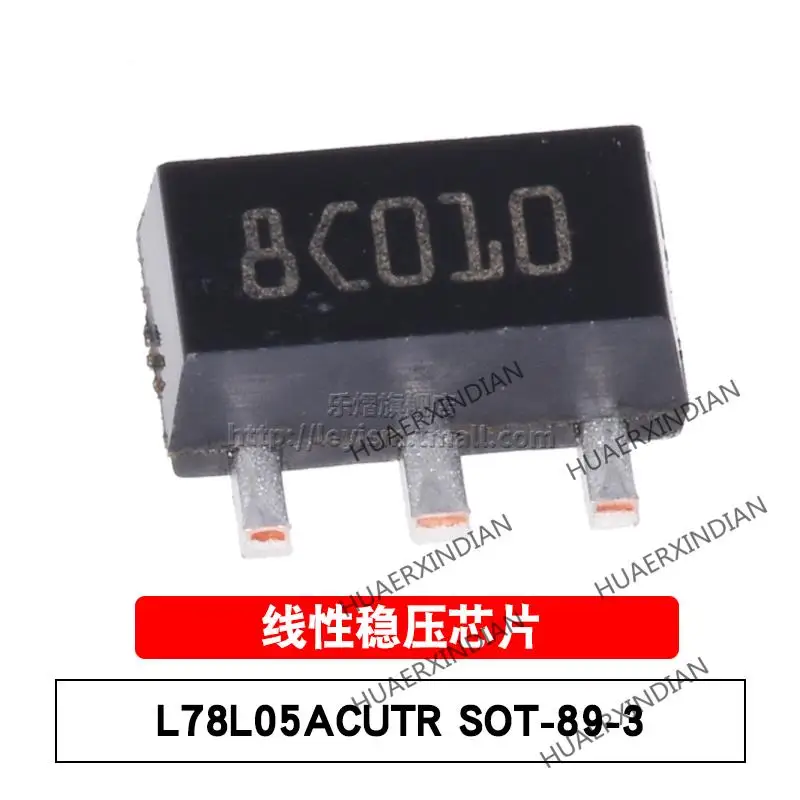 

10 шт./лот новый оригинальный 78L05 L78L05ACUTR SOT-89 8C в наличии