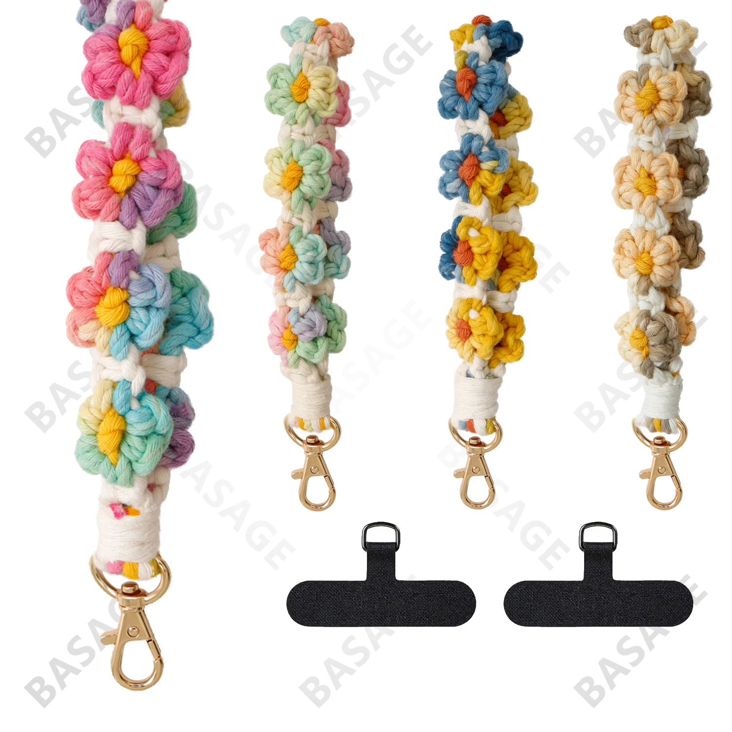 Ремешок для телефона ремешок в стиле бохо макраме браслет ручной работы брелок