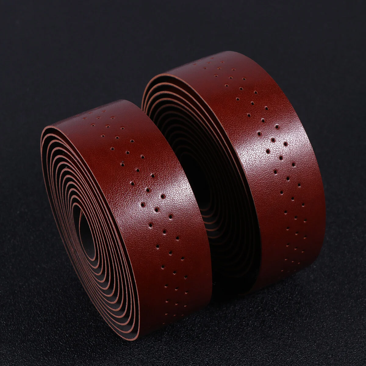 

Handlebar Cover PU Bike Strap Punching Wraping Belt Shock-absorbant Tape