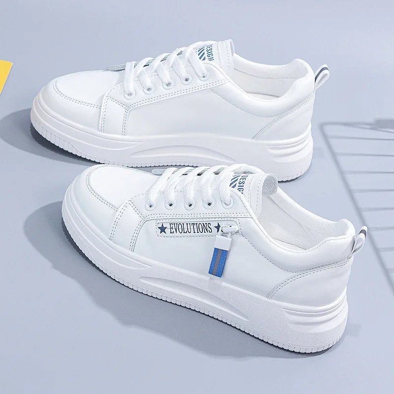 

White Shoes Women's Spring New Women's Shoes Thick-soled Casual Shoes Korean Version All-match Student Tide Board Shoes Women