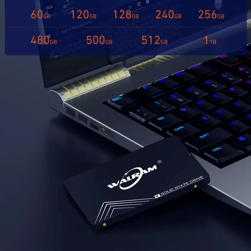 Внутренний Твердотельный Накопитель WALRAM 2 5-дюймовый Жесткий Диск SATA3 512 ГБ 128 256 1