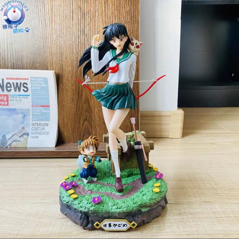 

Экшн-фигурка Inuyasha Higurashi Kagome 28 см, Shippou Gk, аниме на периферию, искусственная модель, украшения, Декор, игрушки, подарок