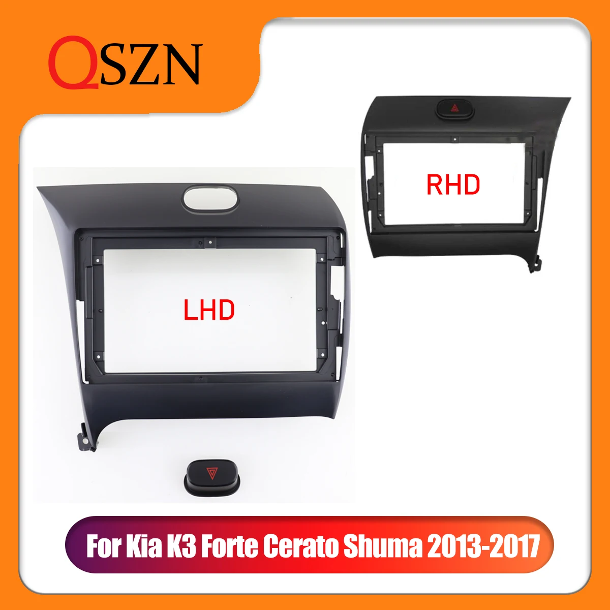 

9 дюймовая Автомобильная рамка DVD, комплекты отделки аудиоприборной панели, панель радио, экран 2 Din для Kia K3 Forte Cerato Shuma 2013-2017 Multime