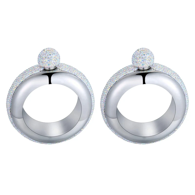 

HOT-2X фляжки для браслета из нержавеющей стали, портативная фляжка для вина, виски, фляжка, бутылка для питья, Кухонный Контейнер для вина, сер...