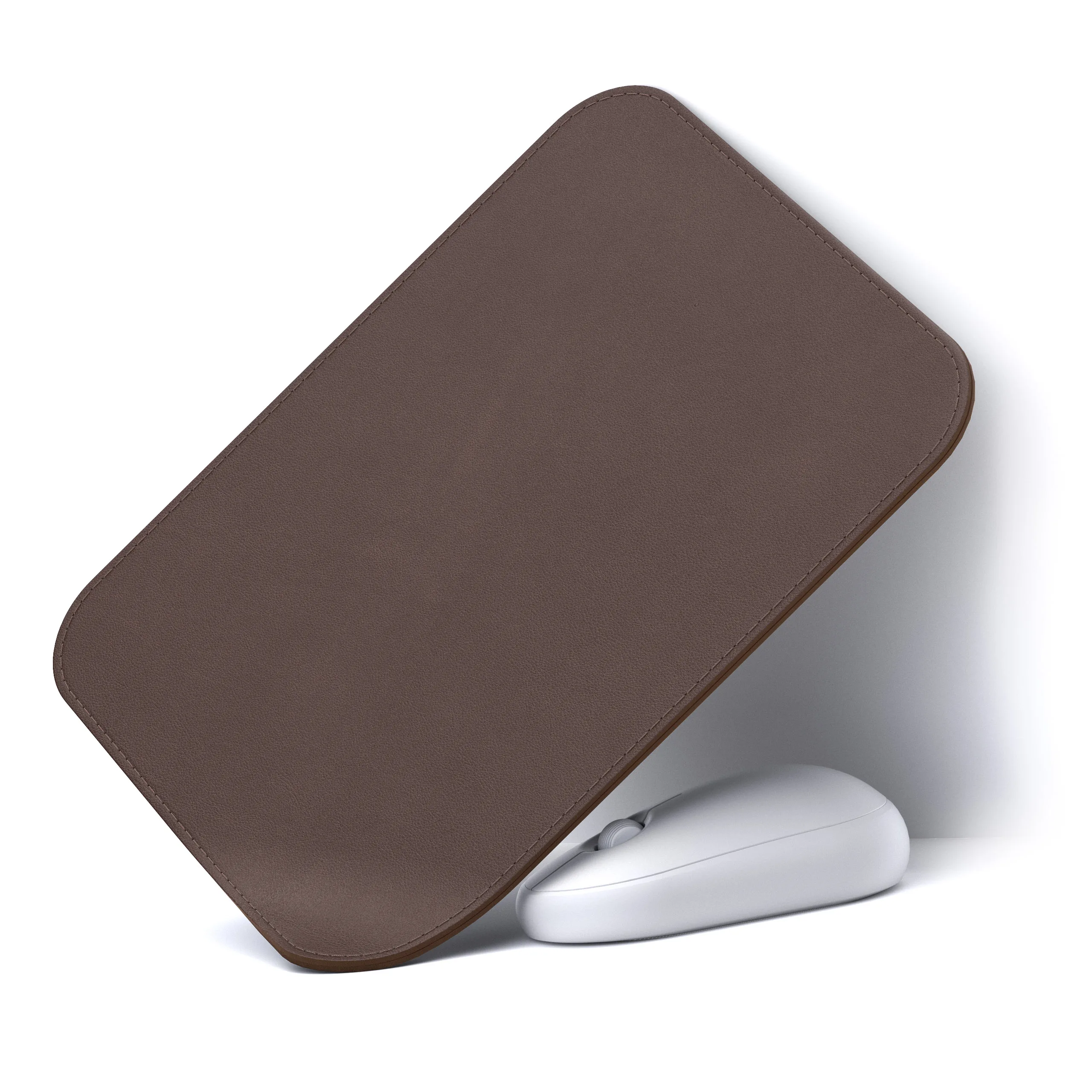 Коврик для игровой мыши кожаный коврик с прошитым краем основание из