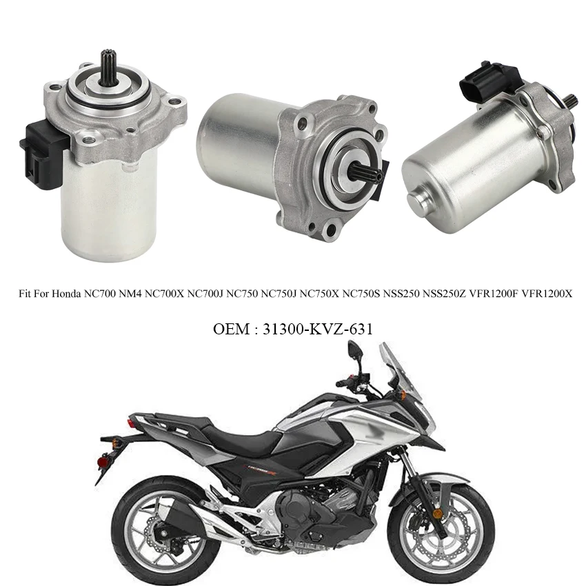 

Двигатель для мотоцикла, 9 зубьев, подходит для Honda NC700 NM4 2017-2019 NC700X (DCT) 2012-2017 NC700J (DCT) 2015-2018 31300-KVZ-631
