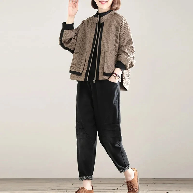 Женская хупанг-lsl базовая куртка из хлопка