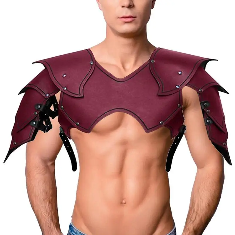 

Средневековый костюм эльфа для косплея, женский кожаный жилет в стиле рыцаря викингов, топ с пряжкой и ремешком, Cuirass для взрослых