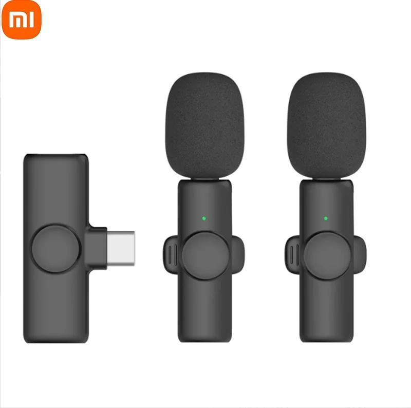 

Беспроводной петличный микрофон Xiaomi, портативная запись, для iPhone, Android, живой шумоподавление, Bluetooth, радио, Xiaomi, официальный