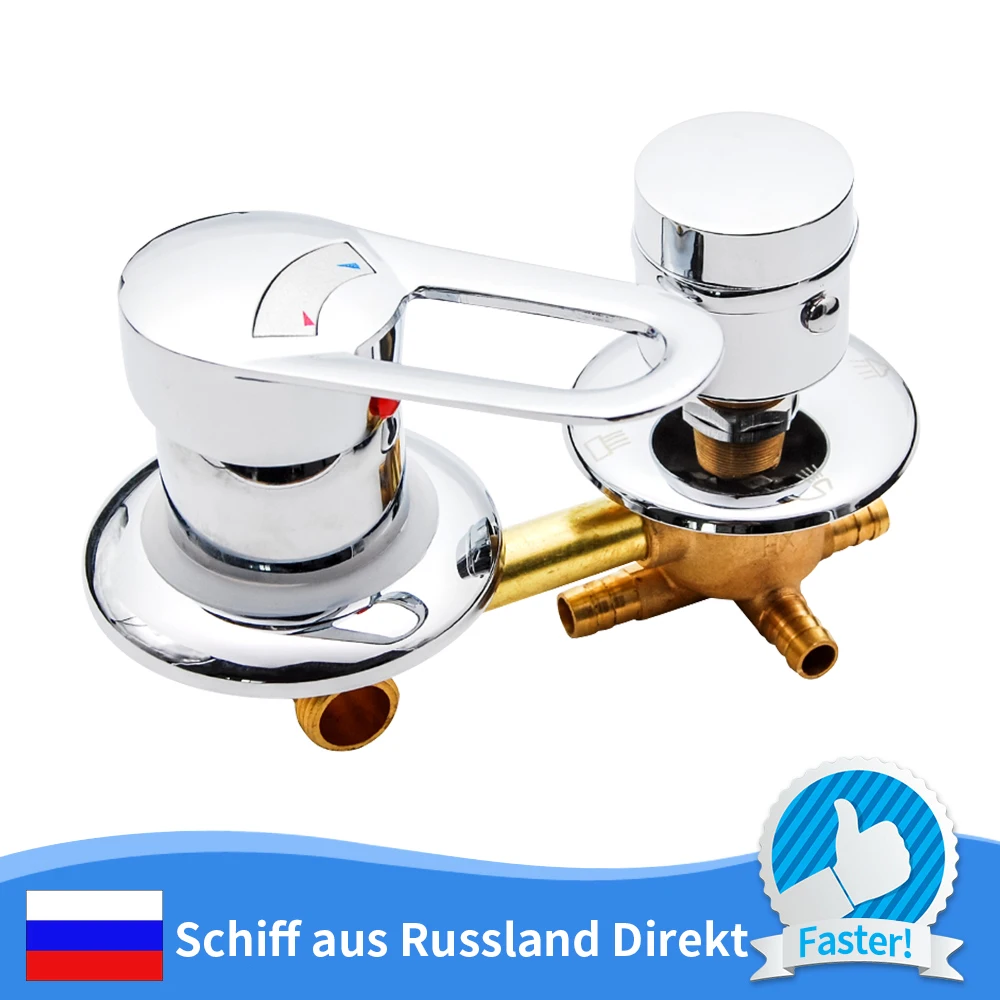 

3/4 Water Output Shower Room Diverter Faucet Intubation Pipe Connection Cabin Shower Mixer Russia Shipping