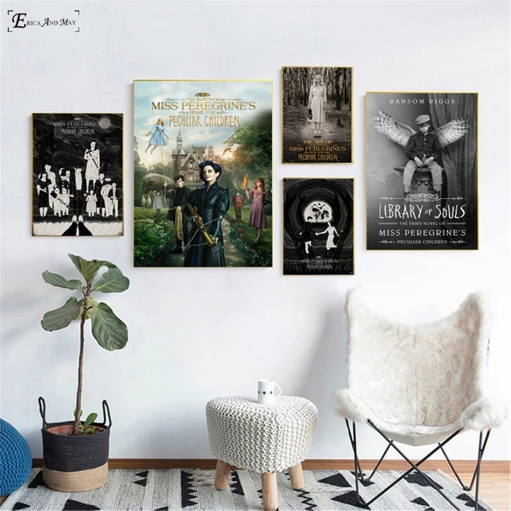 

Miss Peregrine's Home For Peculiar Children Poster Wall Paint Living Room Abstract Canvas Art Pictures For Home Decor No Frame