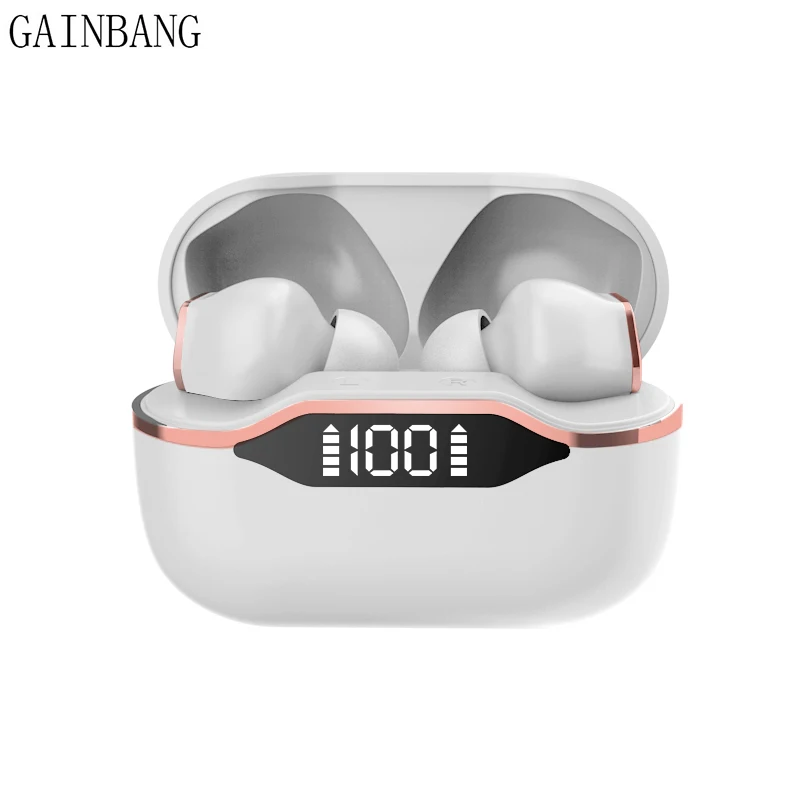 

Беспроводные наушники T28 с поддержкой Bluetooth 5,0, сенсорные наушники со сканером отпечатков пальцев, спортивная водонепроницаемая стереогарн...