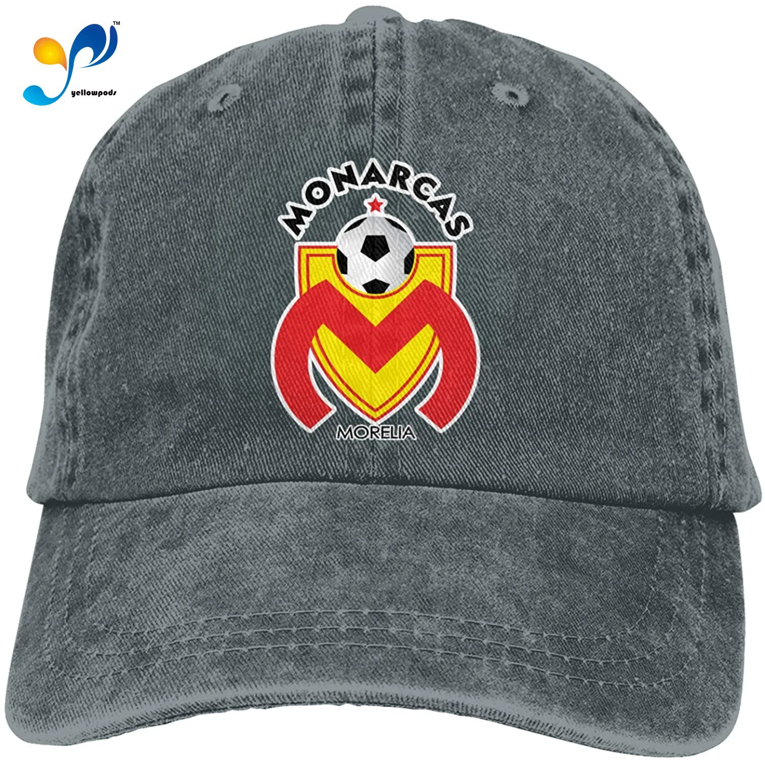 

Morelia Football Sandwich Cap Denim Hats Baseball Cap Adult Cowboy Hat