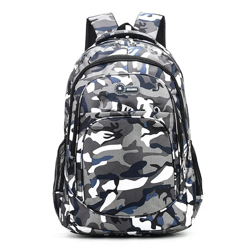 

2 Sizes Camouflage Waterproof School Bags for Girls Boys Orthopedic Children Backpack Kids Book Bag Mochila Escolar Schoolbag