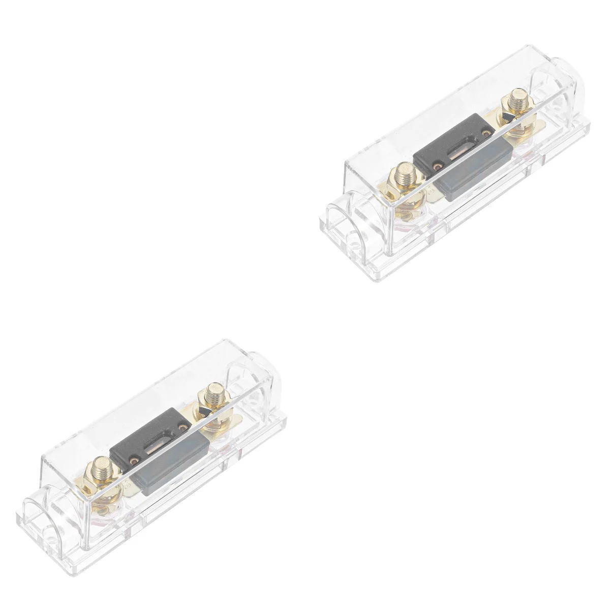 

2pcs Clear Shell ANL Fuse Holder with 300A Mini Fuses for Car Audio and Video System