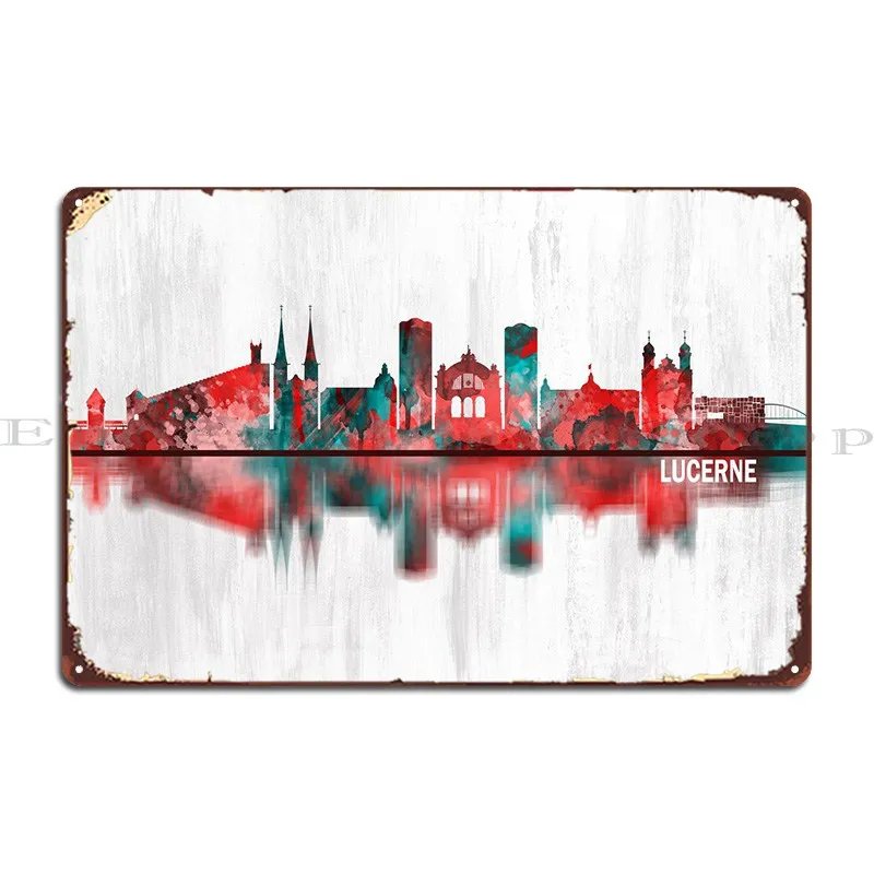 

Люцерна, Швейцария, металлический знак, дизайн, настенная пещера, клубный бар, украшение, жестяной знак, постер