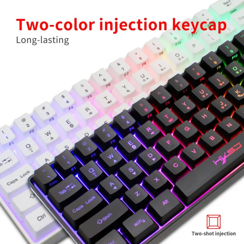 Клавиатура игровая беспроводная 61 клавиша Bluetooth 5 0 2 4 ГГц с RGB-подсветкой |