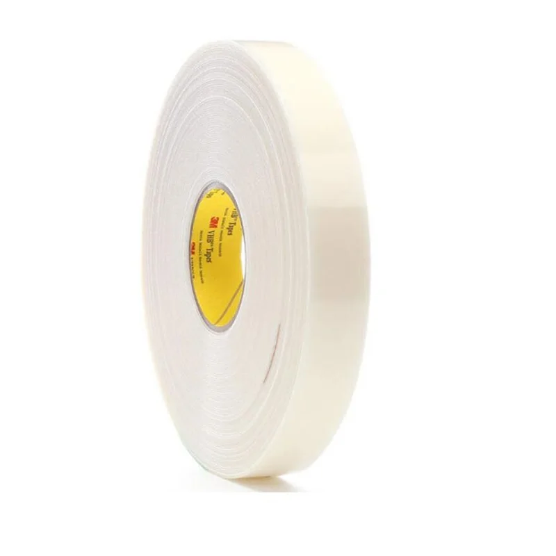 

10mm-50mm width one roll 3M 4951 Vhb Double Sided Foam Acrylic Adhesive,White,Thickness 1.1 Mm Low Temperature Application