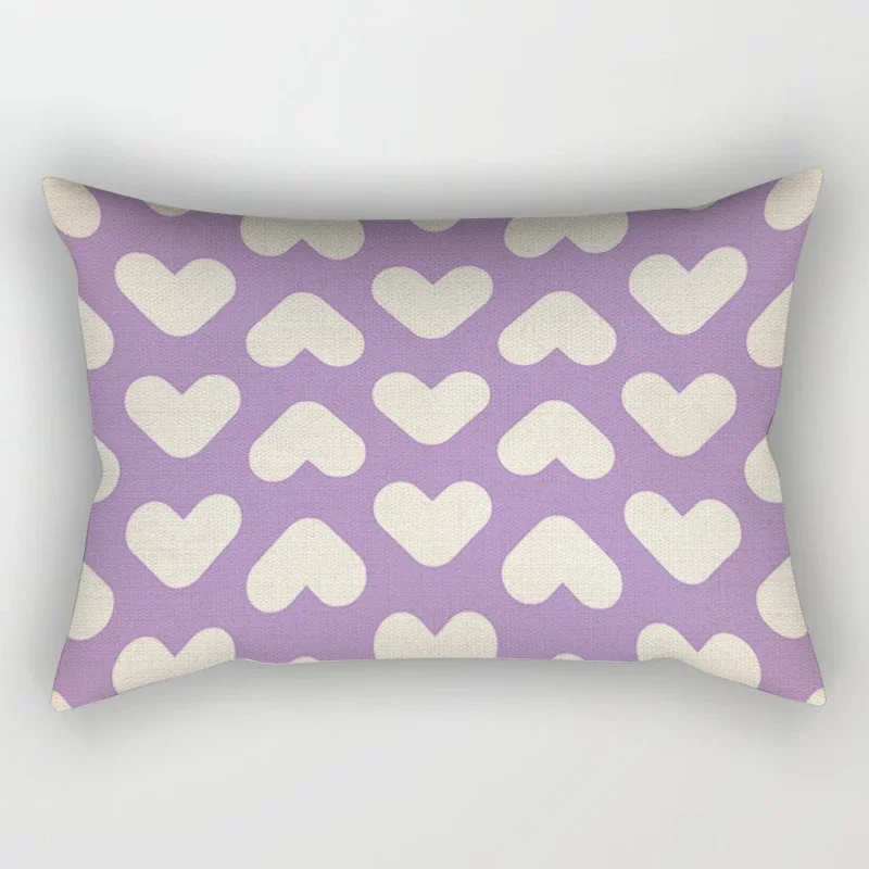 

Льняная наволочка с геометрическим рисунком 40*60