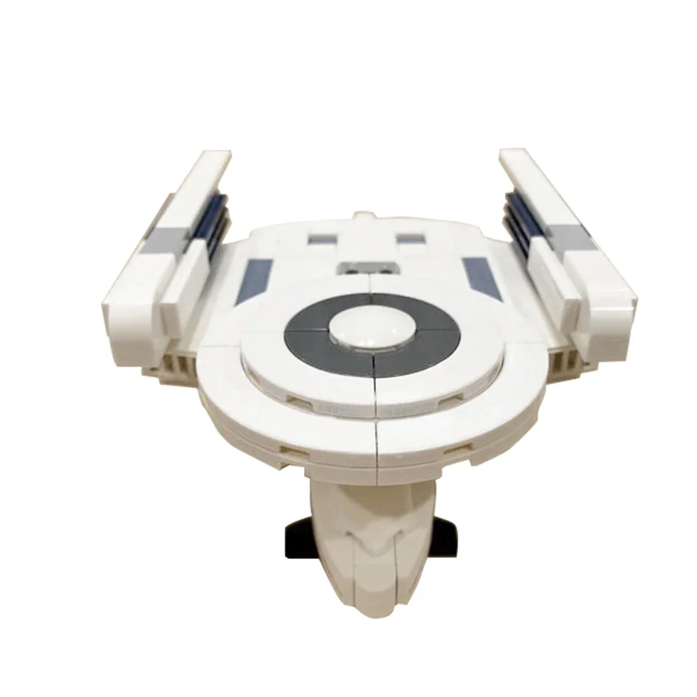 MOC Космический фильм корабль Trek USS Grissom Модель Строительные блоки Обборы Классные