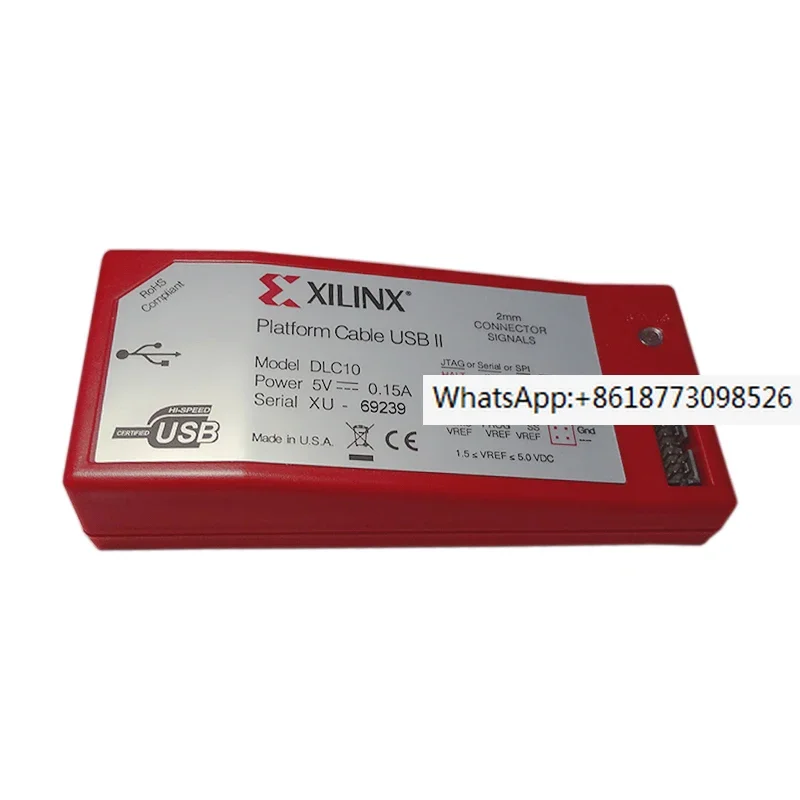 HW-USB-II-G DLC10 Xilinx Platform Cable II Оригинальный американский кабель для загрузки