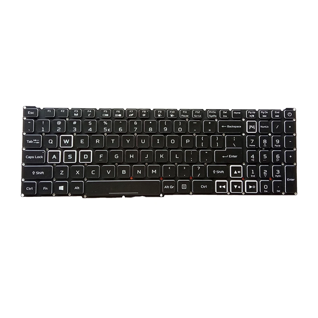 

Клавиатуры с белой подсветкой, запчасти для ремонта офиса, хорошая защита от касания, аксессуары для замены для Acer Nitro AN515-54 US