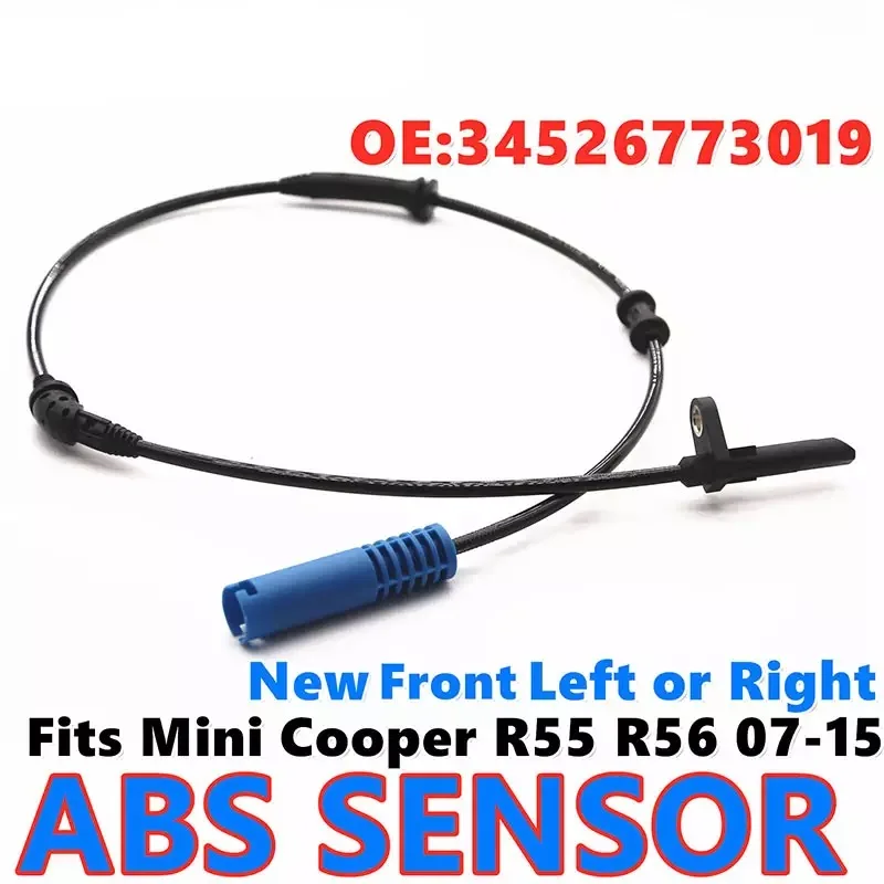 

10PCS NEW Front Left or Right ABS Wheel Speed Sensor for MINI MINI CLUBMAN R55 R56 R57 R58 R59 etc. 34526773019 34526793819