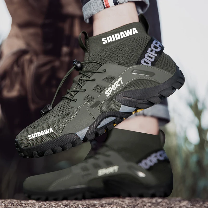 Shidawa/мужская нескользящая обувь для рыбалки спортивные дышащие охотничьи