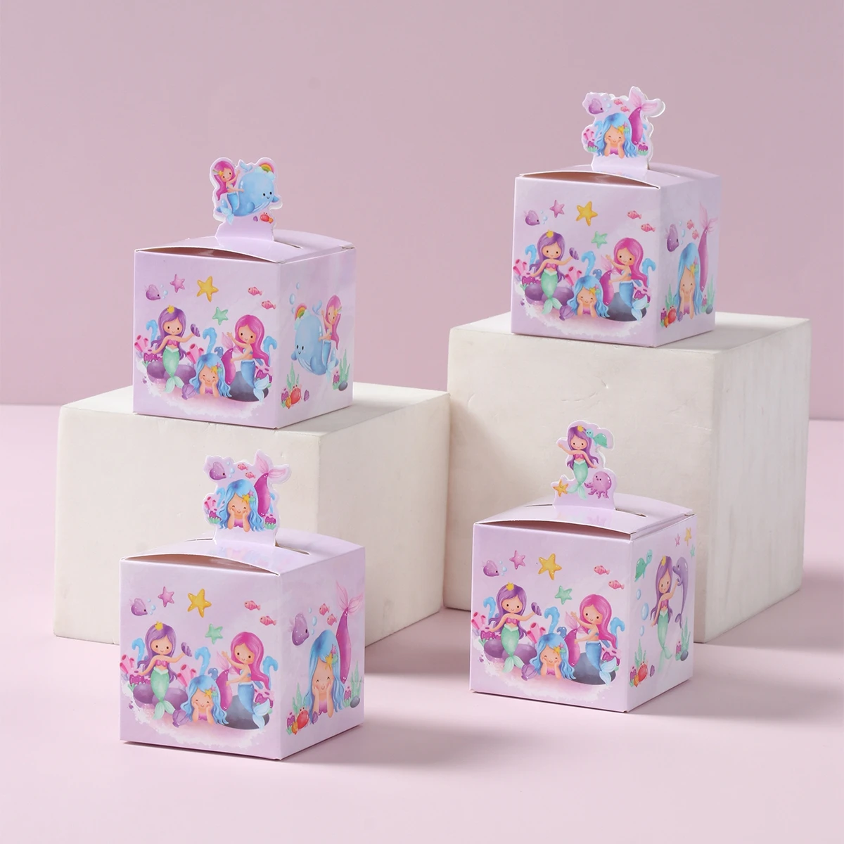 24 шт. Подарочная коробка для конфет в стиле русалки