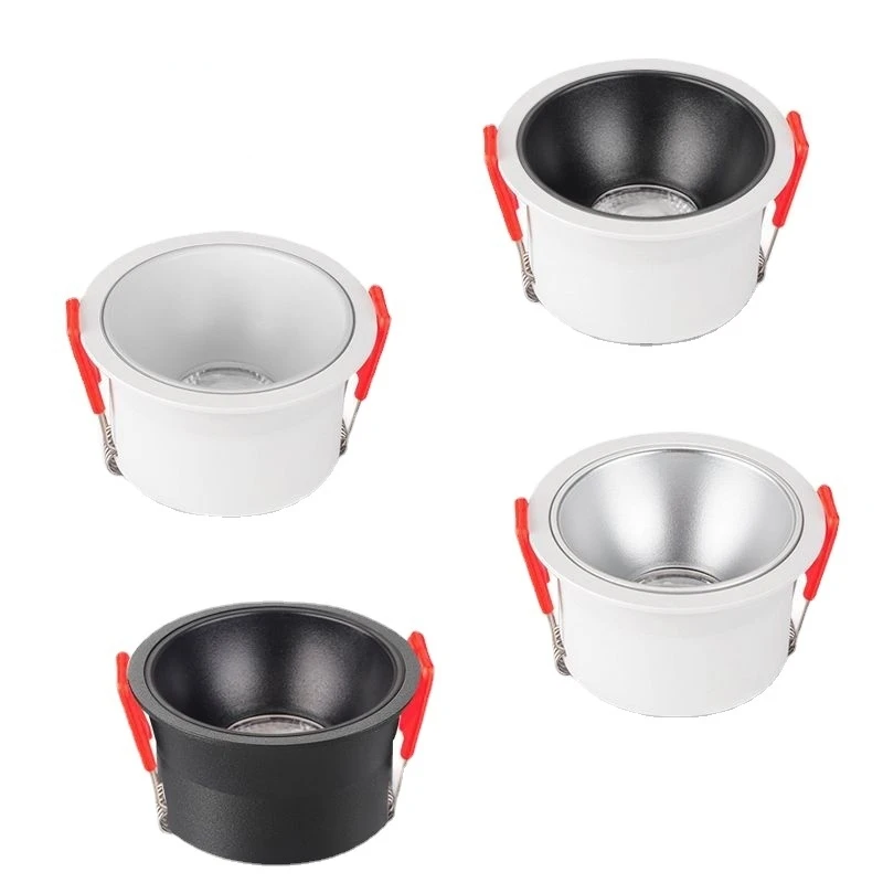 

Recessed Anti-glare LED Downlight 7W/12W/15W ForHome Living Room Bedroom Lighting Hotel Wall Washer COB Ceiling Spot Lamp