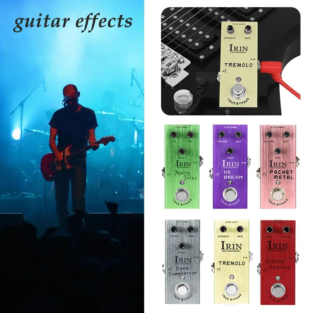 

Electric Guitar Pedal Vintage Overdrive Delayed Sound /Distorted /Metal Chorus Sound Sound/Tremolo/Classic Sound/Explosive S2O7