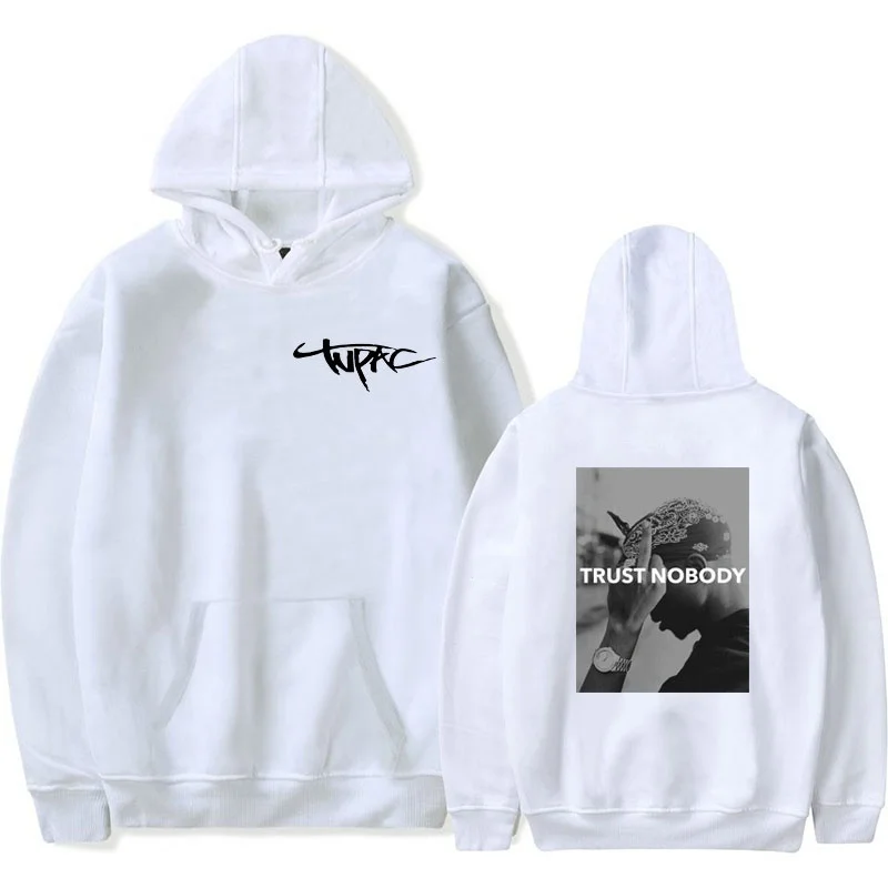 

2022 2Pac Tupac Shakur Trust Nobody Hoodies Men/Women Fashion Personality Hooded Pullover Teen Casual Long Sleeve Sweatshirts