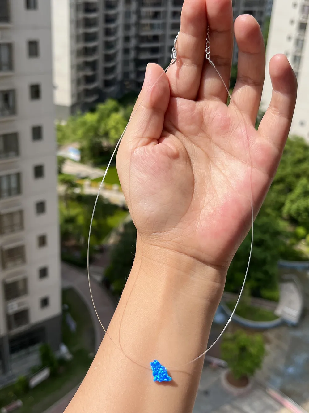 

Ожерелье из искусственного опала с картой Саудовской Аравии, 20 шт.