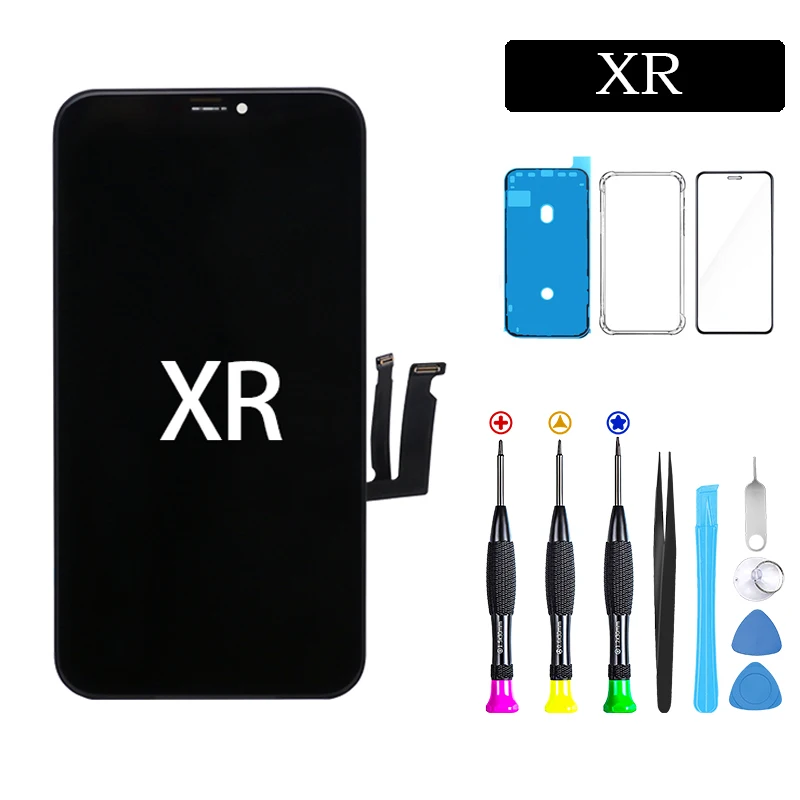 Kup AAA + 24 Godziny Szybka Wysyłka Bez Martwych Pikseli IPhone XR 11 LCD 100% Oryginalny Ekran Wymiana Wysokiej Rozdzielczości True Tone Darmowe Narzędzia