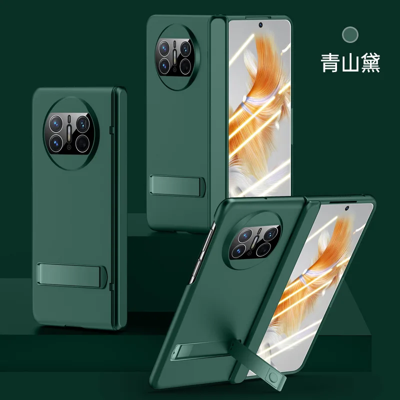 

For Huawei Mate X3 Case MateX3 Shockproof PC+Glass 2in1 With Kickstand Protection