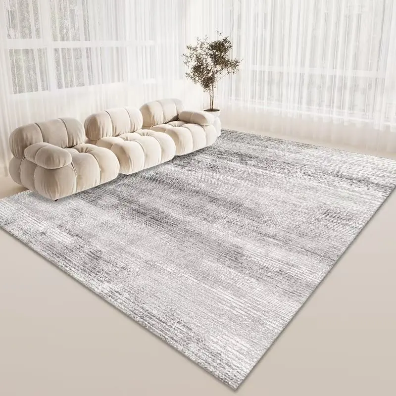 

Grey Carpet for Living Room Large Area Light Colour Modern Home Decoration Bedroom Lounge Rug Washable Non-slip Coffee Table Mat