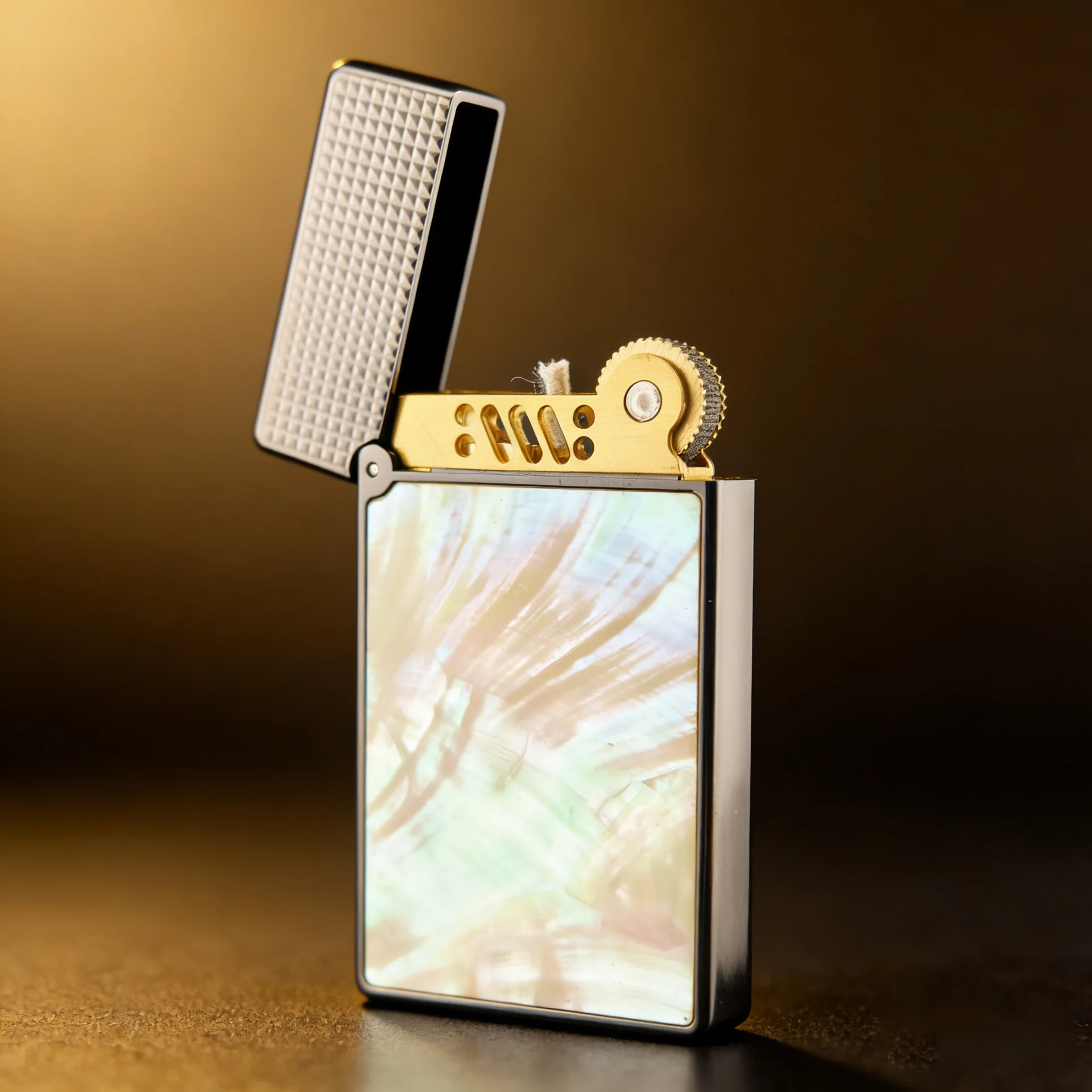 Фото Зажигалка ZORRO 799 Steel Sound Lighter Black Ice Paris Stud Grooved Kerosine, креативная зажигалка с цветным корпусом для самостоятельной индивидуализации, элитный подарок №3