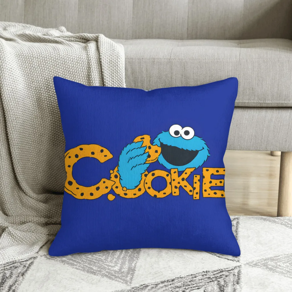 

Печенье монстр синяя Улица Сезам 80-х годов ТВ-серия чехол для подушки из полиэстера для дивана автомобиля декоративный мягкий