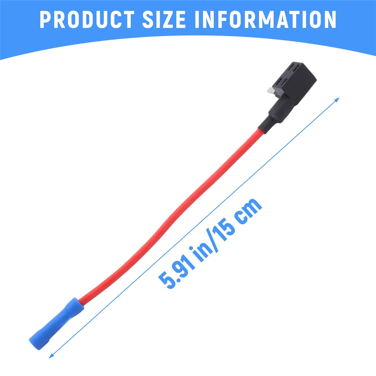 10 шт./упаковка автомобильный адаптер предохранителя 12 В