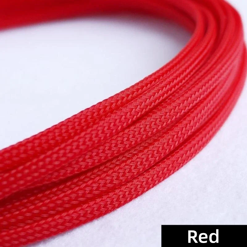 1/10 м ПЭТ-оплетка высокой плотности 2 4 6 8 10 12 14 16 20 25 30 40 мм Расширяемая втулка с проволочной обмоткой Изолированная защитная оболочка