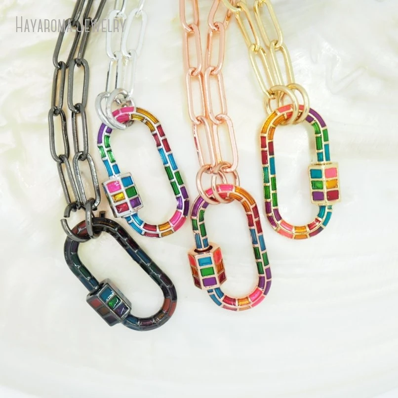 2 шт. фурнитура и компоненты ювелирные изделия цвета эмалированные