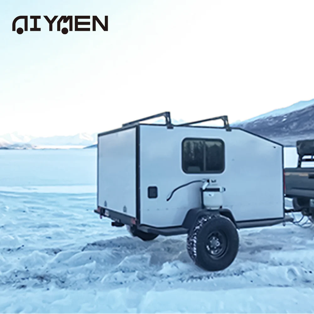 Campervan Hauler Pop Up Роскошный караван на солнечной энергии для отдыха Camper Vehicle Rv Travel Trailer