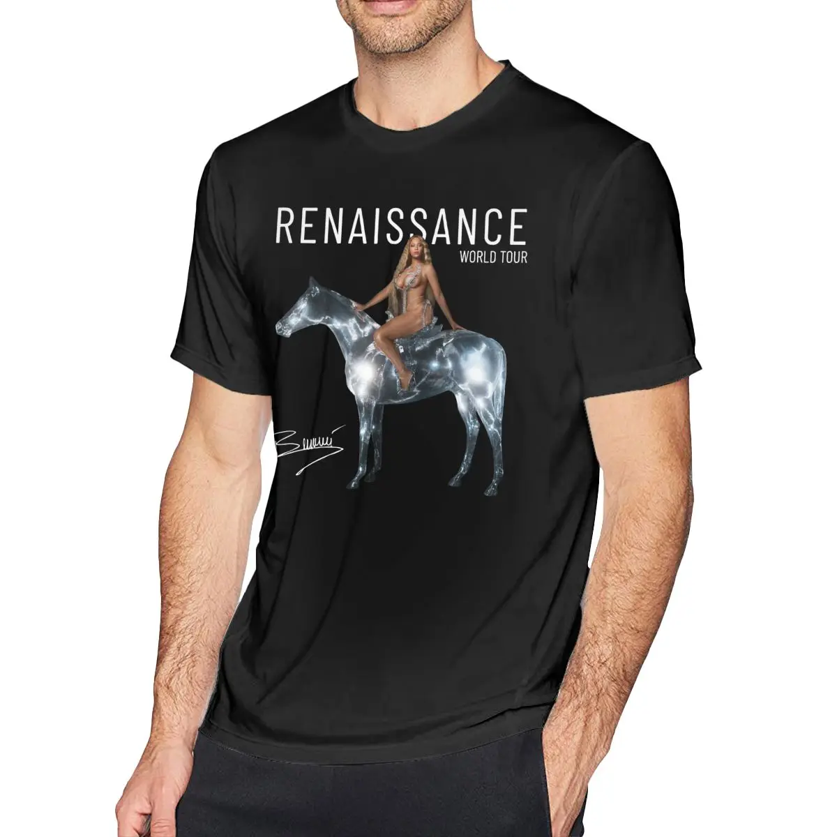 

Men's T-Shirt Renaissance World Tour Fashion Pure Cotton Tees Short Sleeve T Shirts Crew Neck Clothes New Arrival