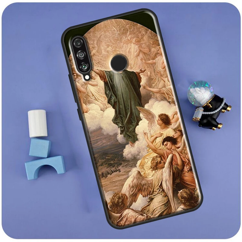 Фото Чехол Jesus For Huawei Nova Y70 Y91 Y90 Y60 Y61 Y72 Y73 3i 7i 8i 11i 12i 9 10 SE P20 P30 P40 Lite №5